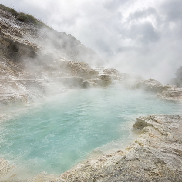 Sulphur spring mineral source